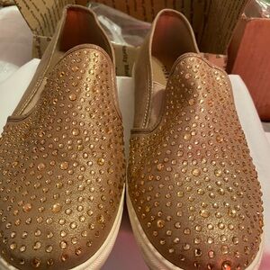 Torrid Gold Slip-On Women's Shoes